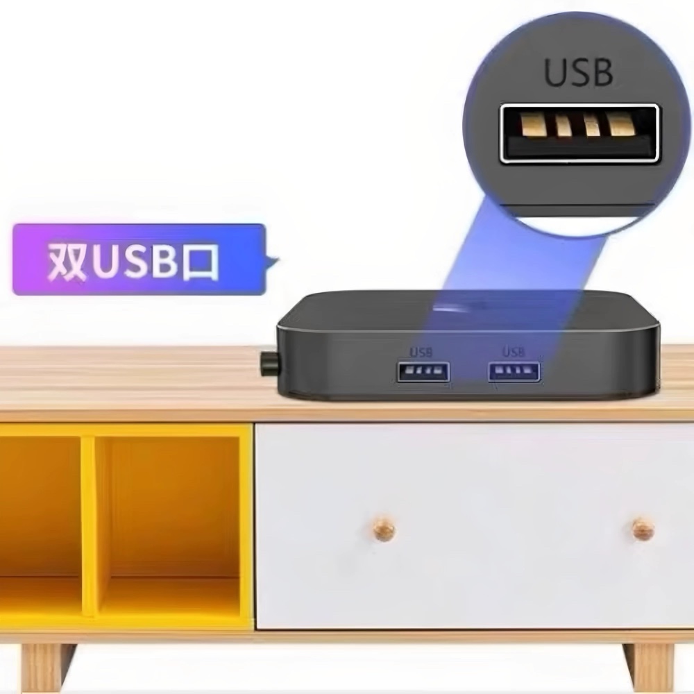 双 USB 口实拍细节